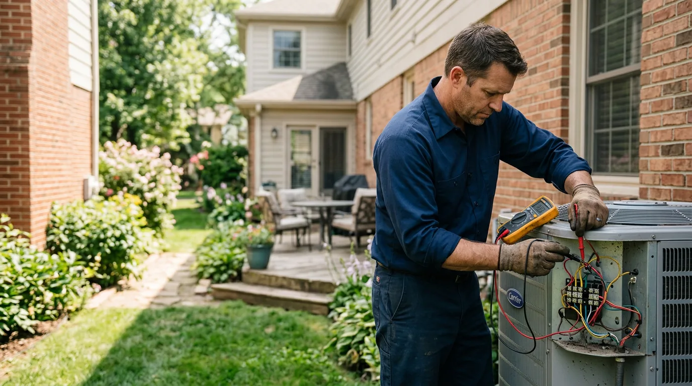 HVAC technician working near Ansonville, NC